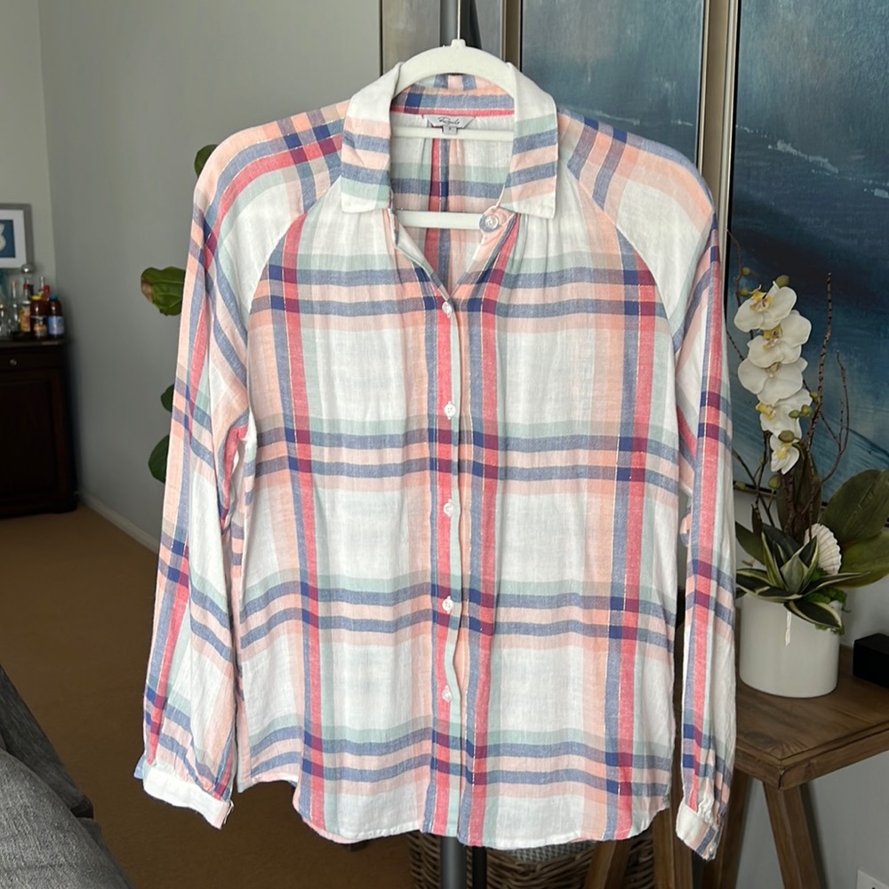Rails Plaid Button Down. Sz S